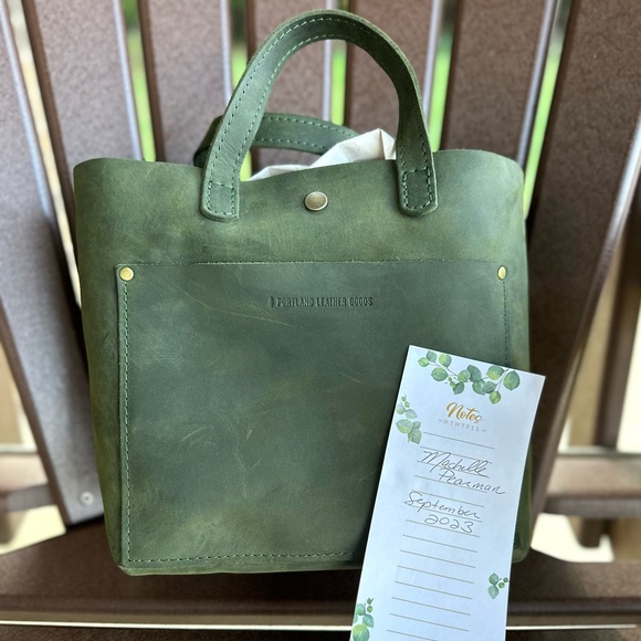 Portland Leather Handbags - Portland Leather Goods *true unicorn in brushed green! Mini CB BNNU